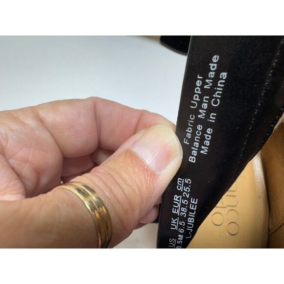 Franco Sarto L-Jubilee Velvet Women’s Black Ankle Boots Sz 8.5M Side Zip - Picture 2 of 9